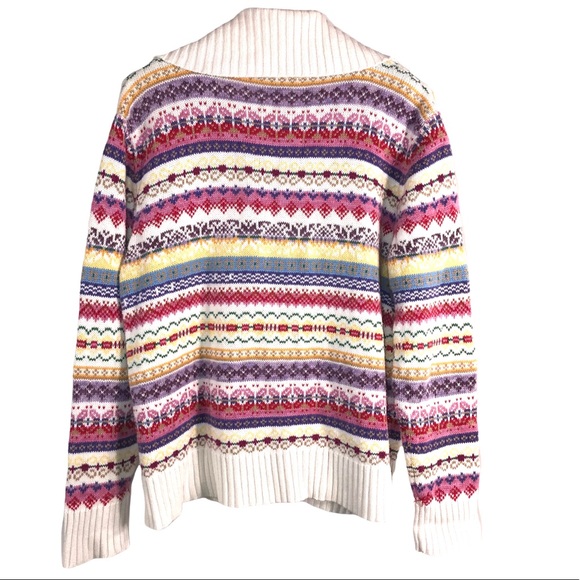 Tiara Pretty Stripes Zip Up Cardigan Sweater 💕 - Picture 2 of 6